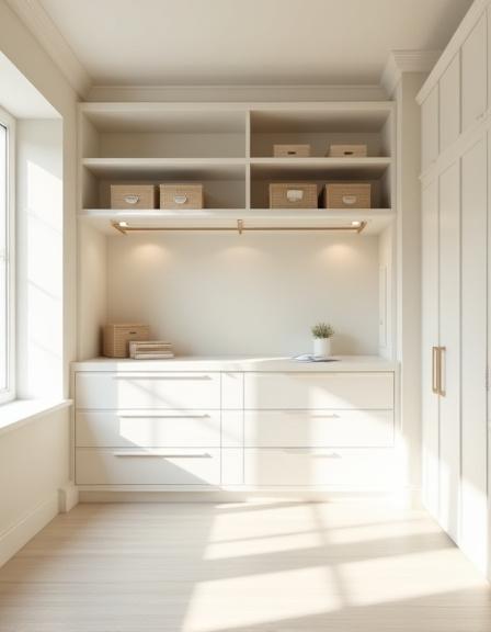 Clean organized workspace symbolizing privacy